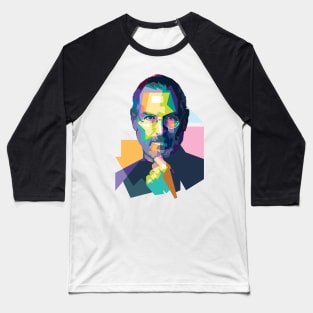 Steve Jobs in WPAP V1 Baseball T-Shirt